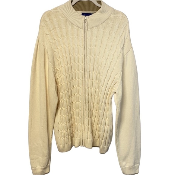 Alan Flusser Other - Vintage Cable Knit Alan Flusser Cardigan Sweater